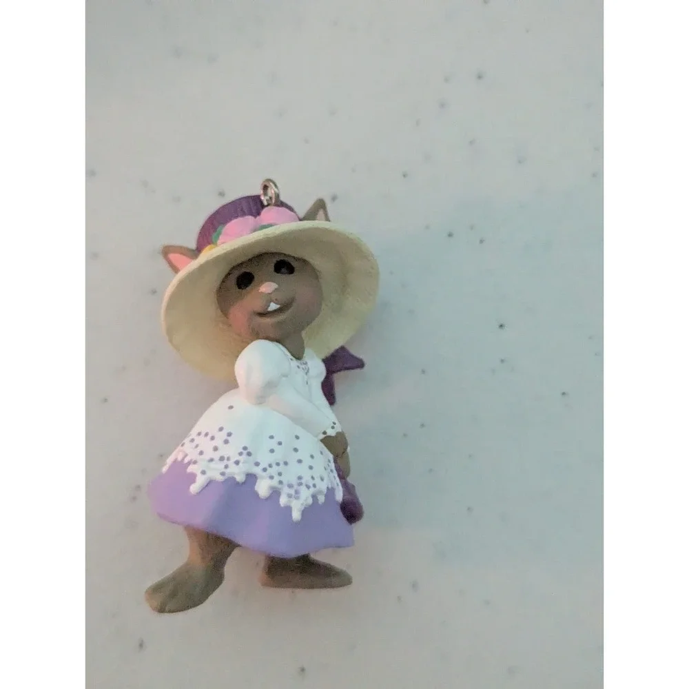 1992 Keepsake Ornament Springtime Bonnets Vintage - Picture 8 of 8